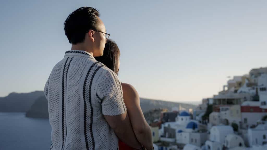 photoshoot in santorini