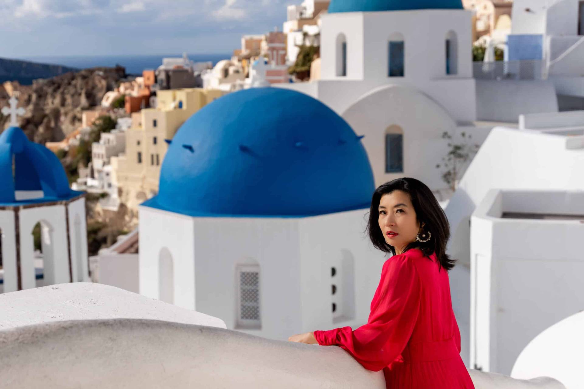 photoshoot in santorini