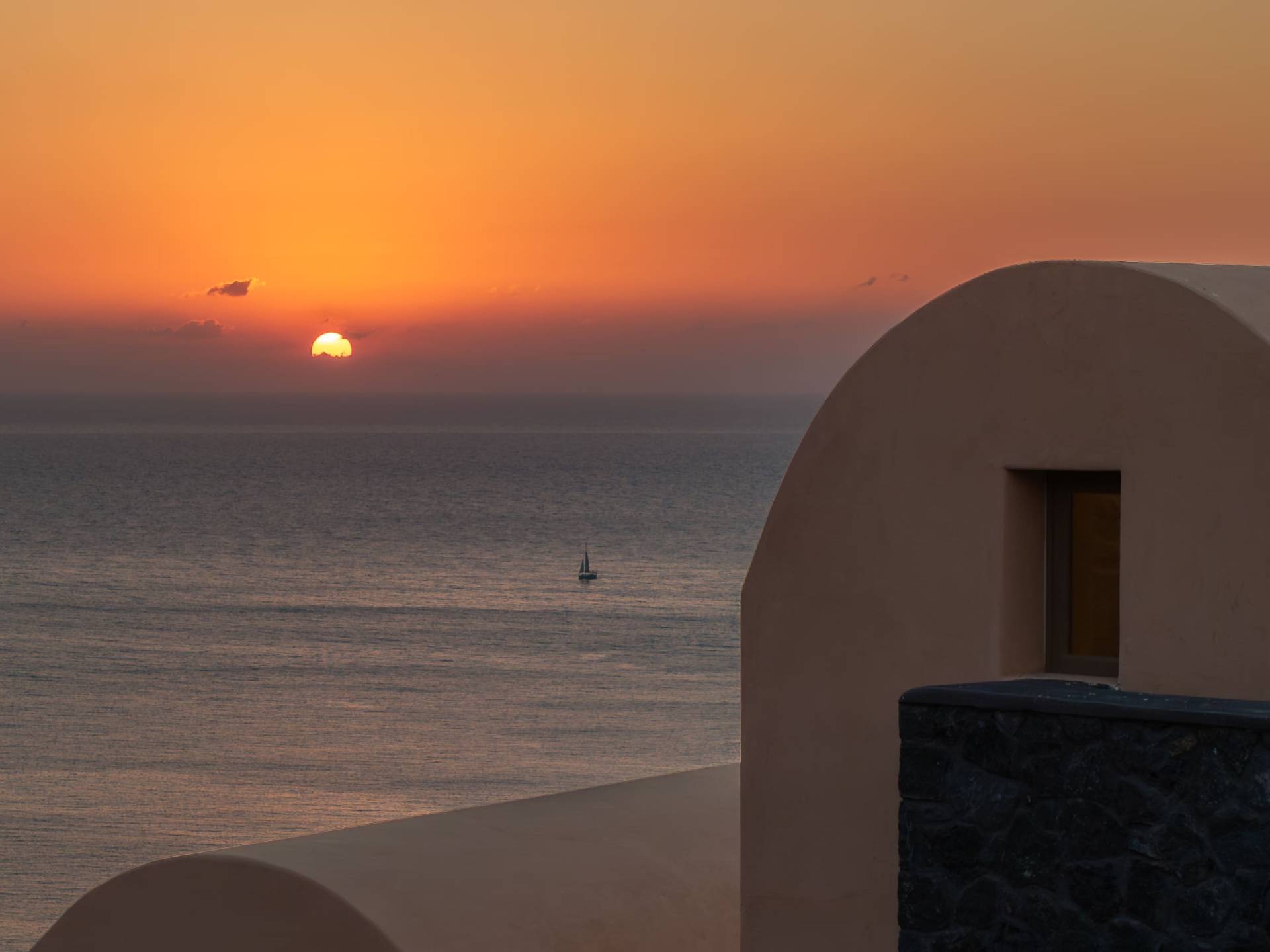 santorini sunset