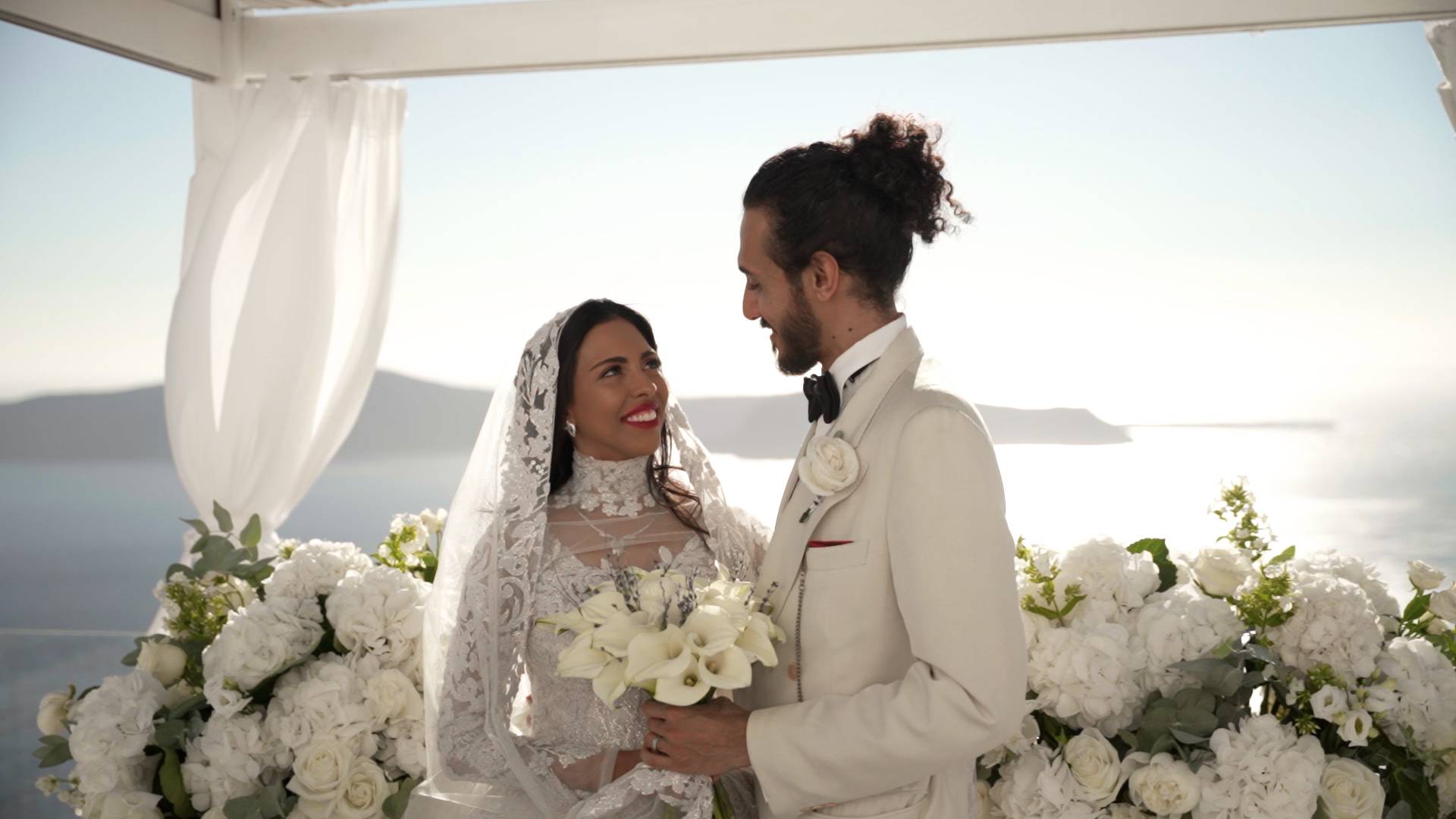 wedding in santorini