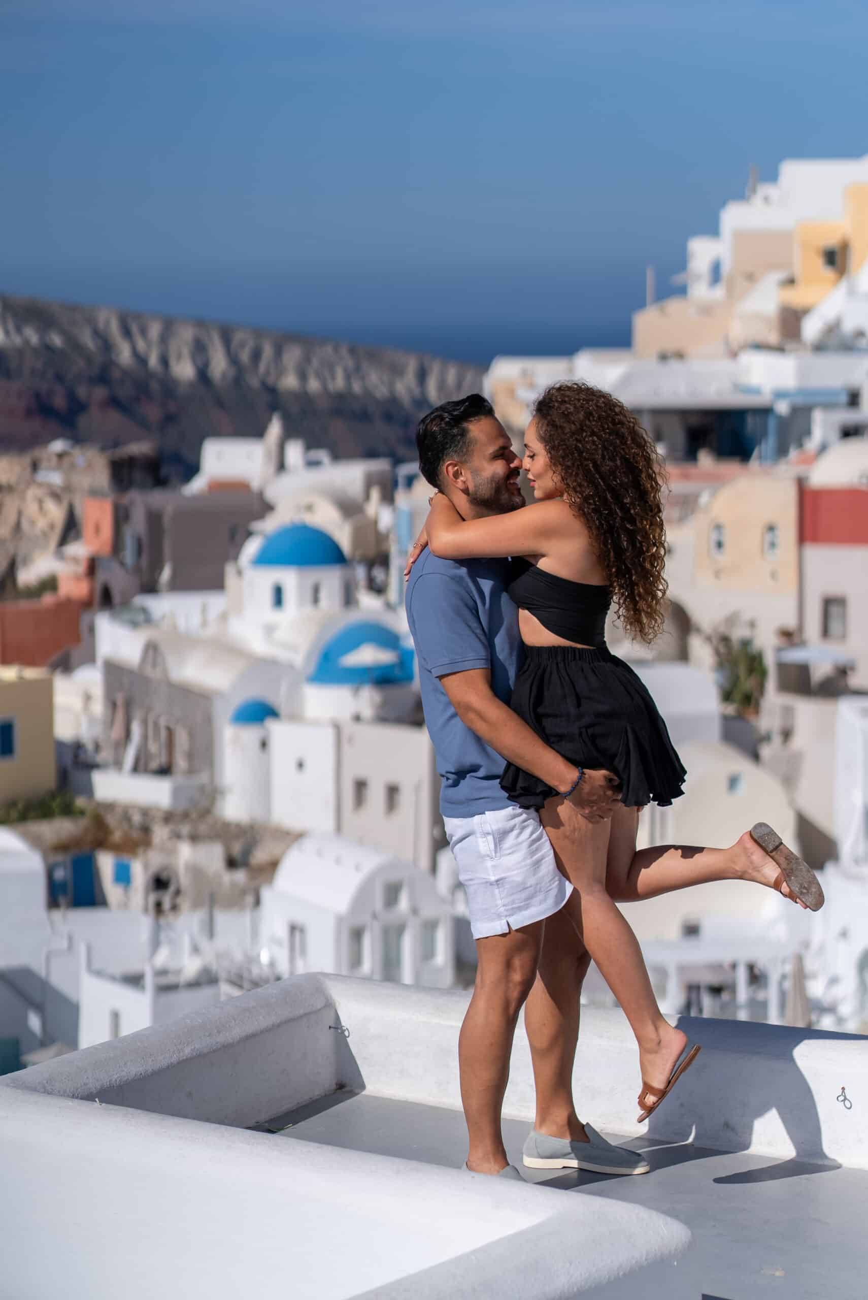 photo session in oia